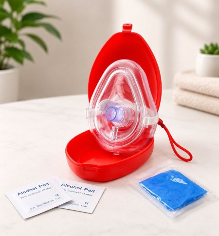 قناع التنفس الاصطناعي (CPR Mask) HS-074