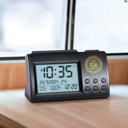 ساعة الحرمين لتذكير بجميع أوقات الصلاة 🕌🌙