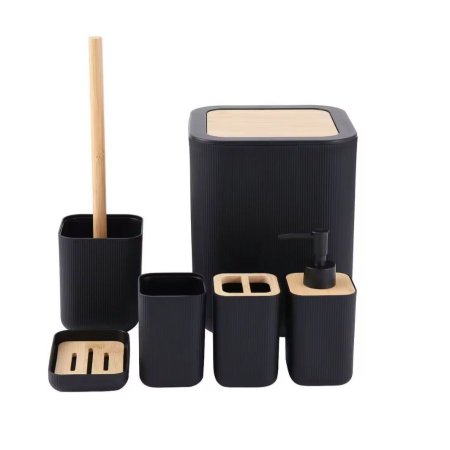 طقم إكسسوارات الحمام المودرن 6 قطع